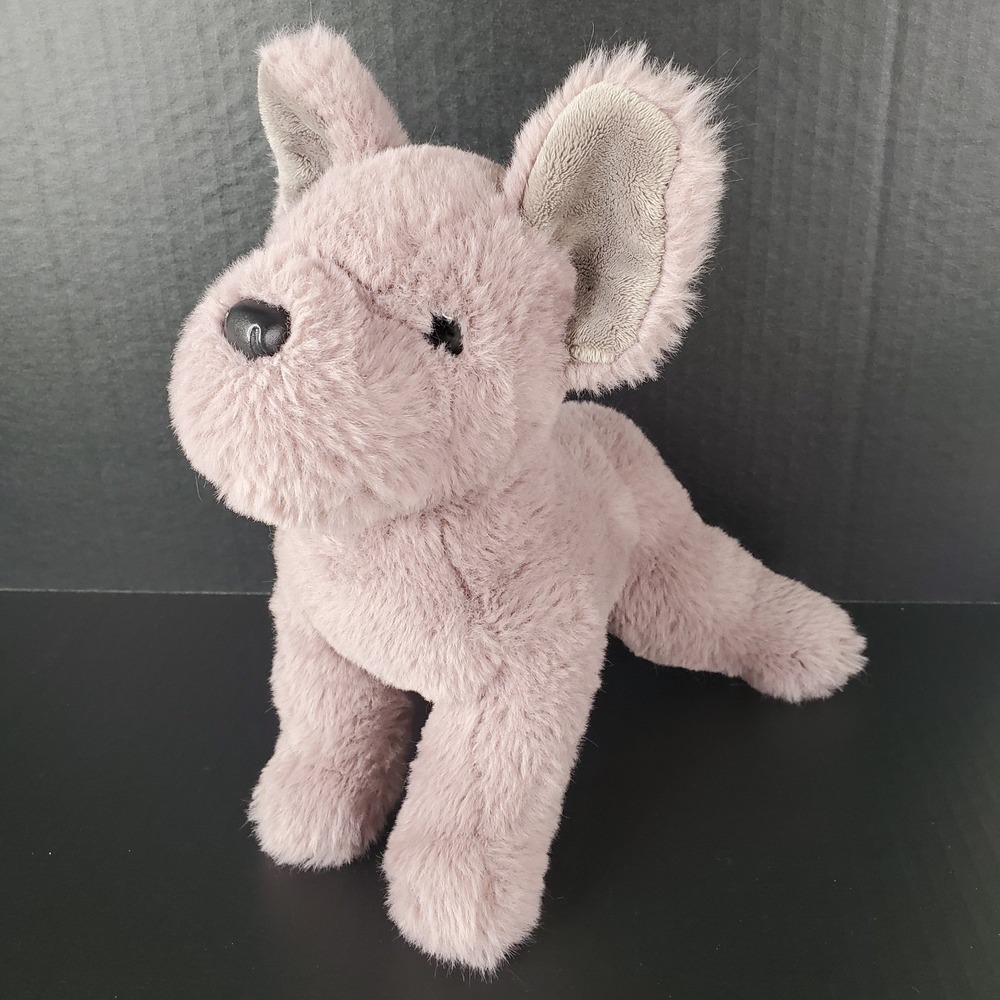 Douglas Purple French Bulldog Plush Stuffed Animal 10" 2021 #2445 No Fur Collar